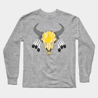 Bison Skull 5 Long Sleeve T-Shirt